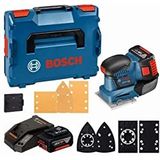 Bosch Blauw GSS 18V-10 Professional Accu Schuurmachine 5.0Ah In L-boxx - 06019D0201