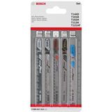 Bosch - Accessories 2608667856 Stichsägeblatt-Set Allrounder, 5-teilig 5 St.