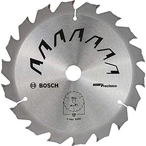 Bosch 1x Cirkelzaagblad Precison (zaagblad voor Hout, Ø 150 x 1.5/0.85 x 16 mm, 18 Tanden, ATB, Accessoires Cirkelzagen)