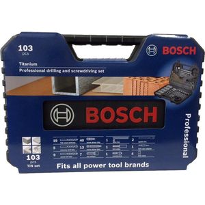 BOSCH 103-delige set, Titanium Pro 2608594070