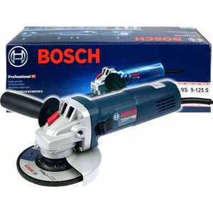 Bosch Professional Haakse slijper GWS 9-125 S (900 watt, schijfdiameter 125 mm, incl. extra handgreep, beschermkap, moersleutel, in doos)