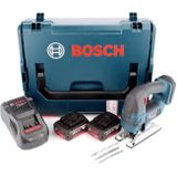 Bosch Blauw GST 18 V-li B accu decoupeerzaag | 5.0Ah Li-Ion in L-Boxx - 06015A6103