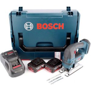 Bosch GST 18 V-LI B 18V Li-Ion Accu Decoupeerzaag Set (2x 5.0Ah Accu) In L-Boxx - D-greep - Variabel
