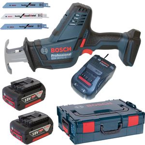 Bosch Professional GSA 18V-LI C Reciprozaag - Met 2x Accu's en Lader - Incl. Koffer