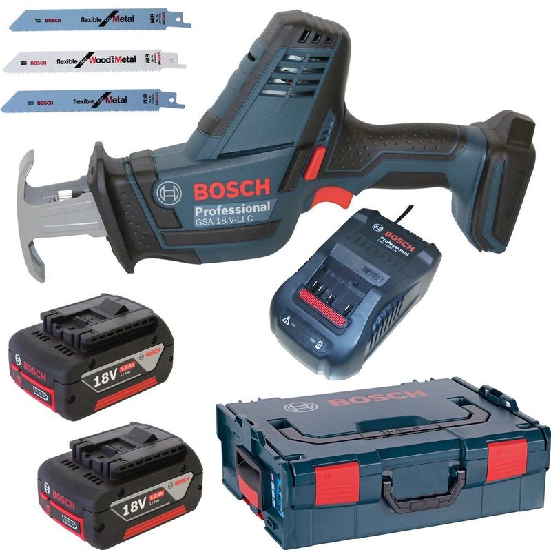 Professional gsa 18V-LI c (l) Akku-Säbelsäge 2x5,0 Ah (06016A5002) - Bosch