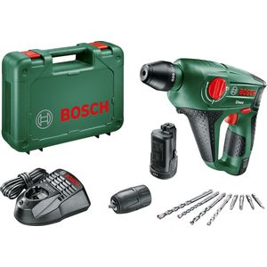 Bosch Home and Garden Uneo Accuboorhamer, 1 accu, 12 volt-systeem, max. Boor-diameterin beton 10 mm, in koffer)