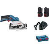 Bosch Professional GKS 12V-26 Cirkelzaag - Met 2x 12V Accu en Lader - In L-Boxx