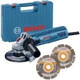 Bosch Professional GWS 880 + 2x diamantschijf