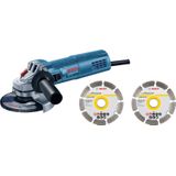 Bosch Professional GWS 880 + 2x diamantschijf