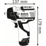 Bosch - Akku-Drehschlagschrauber gds 12V-115, incl. 2x Akku gba 3 Ah, Schnellladegerät, l-boxx