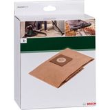 Bosch Accessories 5x papieren filterzakken (accessoires voor stofzuiger Universal Vac 15)