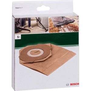 Bosch Accessories 5x papieren filterzakken (accessoires voor stofzuiger EasyVac 3)