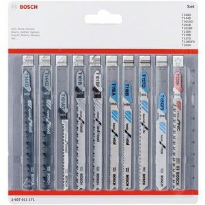 Bosch Accessories 2607011171 Decoupeerzaagbladenset All in One, 10-delig 10 stuk(s)