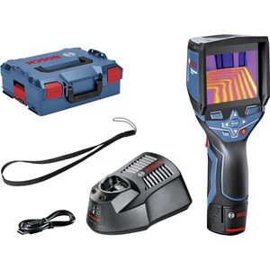 Bosch Wärmebildkamera GTC 400 C Professional - Noise equivalent temperature difference (NETD) - -10 - 400 °C - 3 °C - 160 x 120 Pixel - Schwarz - Blau - 8,89 cm (3.5 ) (0601083101)