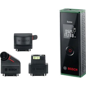 Bosch Zamo (III) Set Afstandsmeter - Met Batterijen en 3 Accessoires