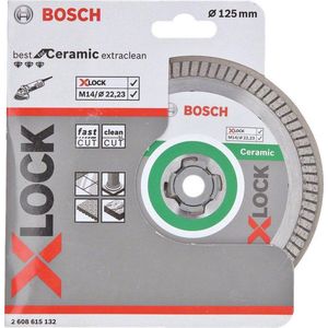 Bosch 2608615132 X-Lock Diamantschijf Best For Ceramic Extraclean Turbo - 125mm