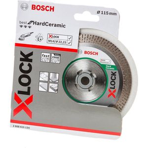 Bosch Accessories 2608615134 Bosch X-LOCK-diamantdoorslijpschijven Best for Hard Ceramic 115 mm Diameter 115 mm 1 stuk(