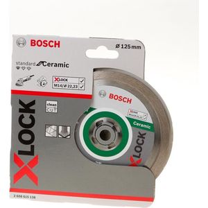 Bosch 2608615138 X-Lock Diamantschijf Standard For Ceramic - 125mm