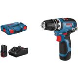 Bosch Professional GSR 12V-35 FC Accu Schroefboormachine FlexiClick 12V 3.0Ah + 1x Hulpstuk In L-Boxx - 06019H3001