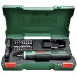 Bosch PushDrive Schroefmachine - Inclusief 32-delige Bit Set