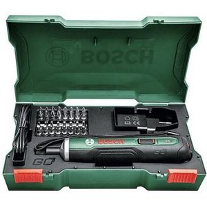 Bosch PushDrive Schroefmachine - Inclusief 32-delige Bit Set