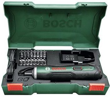 Bosch PushDrive Schroefmachine - Inclusief 32-delige Bit Set