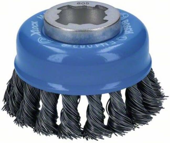 Bosch - Accessories Topfbürste x-lock Heavy for Metal, 75 mm, 0,5 mm, gezopfter Stahldraht 2608620727
