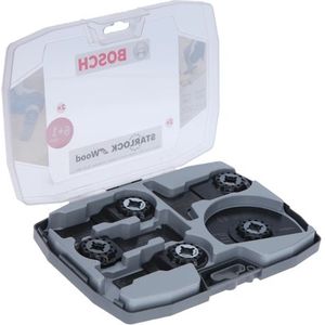 Bosch Professional - 7-delige Starlock Invalzaagbladen/Segmentzaagbladenset - Voor Hout en Metaal - Accessoire Multitool