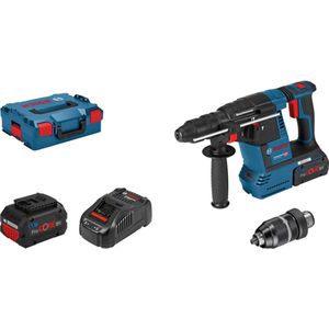 Bosch Professional GBH 18V-26 F Accu Combihamer SDS+ met Snelwisselboorkop 2,6J 18V 5.5Ah In L-Boxx