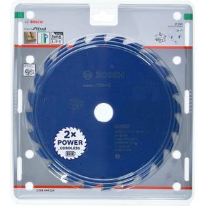 Bosch Professional Cirkelzaagblad Expert for Wood (hout, 254 x 30 x 2,1 mm, 24 tanden, accessoire accu-cirkelzaag)