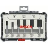 Bosch 2607017465 6-delige Frezenset In Cassette - Rechte Schacht - 6mm