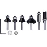 Bosch - Frezenset - 6 Stuks - 1/4"" Schacht - Houtbewerking