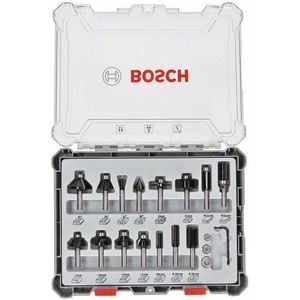 Bosch 2607017472 15-delige Frezenset In Cassette - 8mm