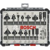 Bosch 2607017473 15-delige Frezenset In Cassette - 1/4
