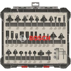 Bosch Professional 30-delige Frezenset met 6mm schacht - 2607017474