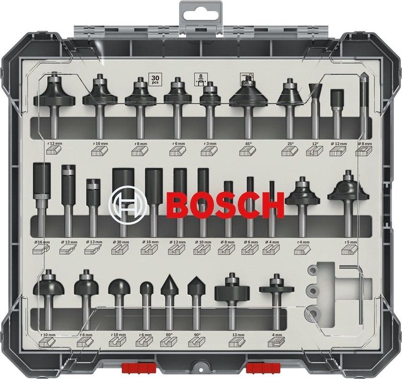 Bosch - 2607017475 - Multifunctionele Boorbitset - 30 Eenheden - Houtbewerking