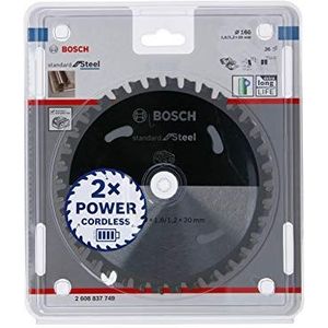 Bosch 1x PRO Steel cirkelzaagbladen voor snoerloze handdroogzaagmachines (voor Staal, Ø mm, Professional Accessoires Handdroogzaagmachine)