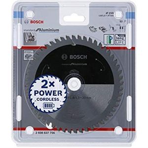 Bosch Accessoires Cirkelzaagblad St Alu 150X20X1.8/1.3X52T - 2608837756