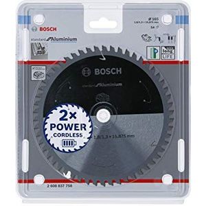 Bosch Professional Cirkelzaagblad Expert for Aluminium (aluminium, 165 x 15,875 x 1,8 mm, 54 tanden, accessoire accu-cirkelzaag)