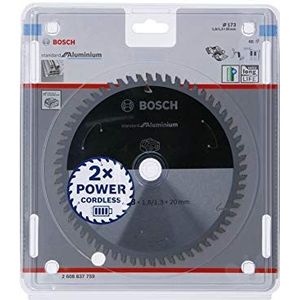 Bosch Professional Cirkelzaagblad Expert for Aluminium (aluminium, 173 x 20 x 1,8 mm, 60 tanden, accessoire accu-cirkelzaag)
