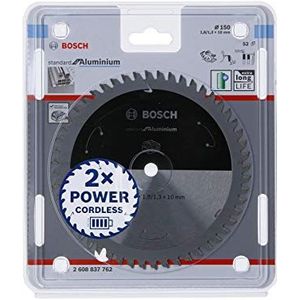 Bosch Professional Cirkelzaagblad Expert for Aluminium (aluminium, 150 x 10 x 1,8 mm, 52 tanden, accessoire accu-cirkelzaag)