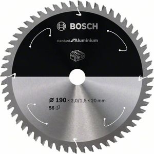 Bosch Professional Cirkelzaagblad Expert for Aluminium (aluminium, 190 x 20 x 2 mm, 56 tanden, accessoire accu-cirkelzaag)