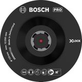 Bosch - x-lock Stützteller 125 mm, Klettverschluss 125 mm, 12.250 U/min