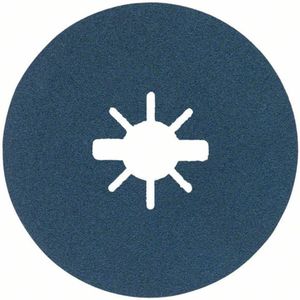 Bosch 1x PRO Steel R574 fiberschuurschijf voor X-Lock (voor Staal, Staal, Ø 125 mm, Korrel 120, Professional Accessoires Kleine haakse slijper)