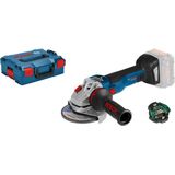 Bosch Professional GWS 18V-10 SC Accu Haakse Slijper 125mm 18V Basic Body in L-Boxx - 06019G350B