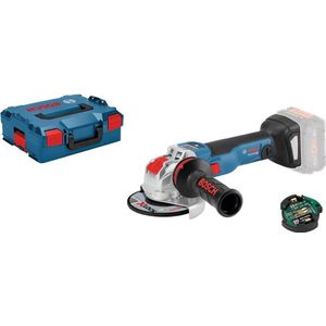 Bosch Blauw GWX 18 V-10 SC X-Lock 18V Li-Ion accu haakse slijper body in L-Boxx - 125mm - koolborstelloos - 06017B0400