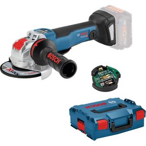 Bosch Blauw GWX 18 V-10 PSC X-Lock 18V Li-Ion accu haakse slijper body in L-Boxx - 125mm - koolborstelloos - 06017B0800