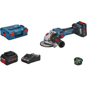 Bosch Professional GWS 18V-15 SC Accu Haakse Slijper 125mm 18V 8,0Ah BITURBO in L-Boxx - 06019H6101