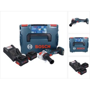 Bosch Professional GWX 18V-15 SC Haakse slijper - BITURBO - Met 2x 18V accu (8.0 Ah) en lader - in L-Boxx