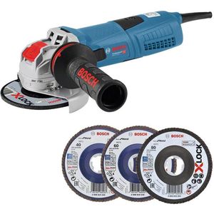 Bosch - gwx 13-125 s Set Winkelschleifer